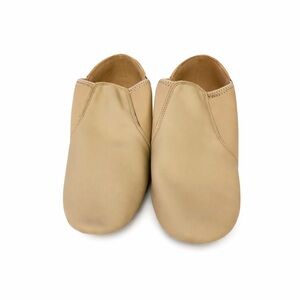 🩰 Stelle Leather Jazz Shoes Women’s 6M Beige Slip-On Dance Shoes